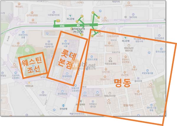 웨스틴조선 서울 주차