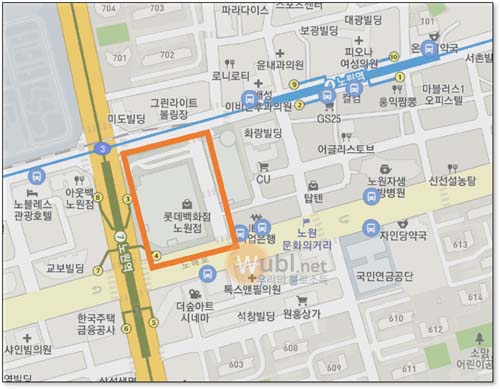 노원 롯데백화점 주차
