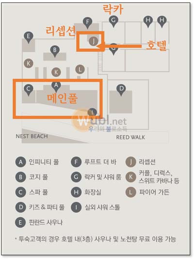 네스트호텔 수영장