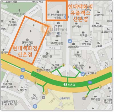신촌 현대백화점 주차
