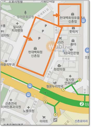 신촌 현대백화점 주차