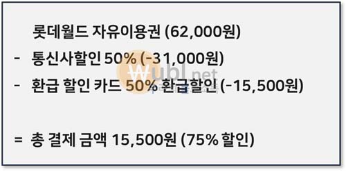 롯데월드 할인
