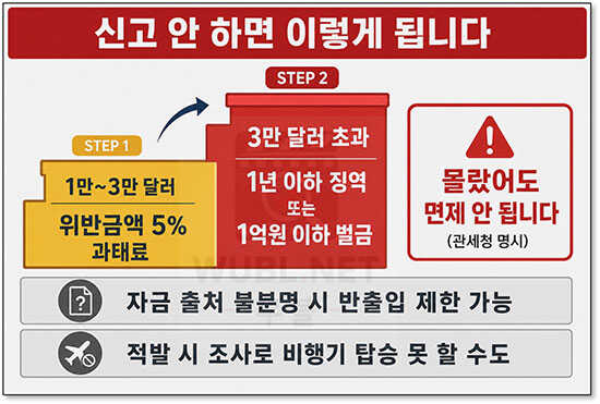 외화 해외 반출 반입 한도